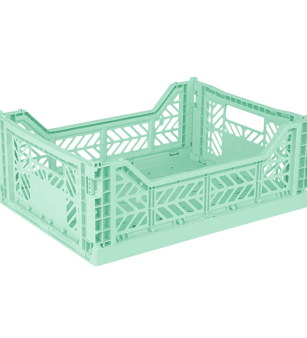 Foldekasser|Bokse Og Kasser-Aykasa Foldekasse - 40x30x15 cm - Midi - Warm Mint