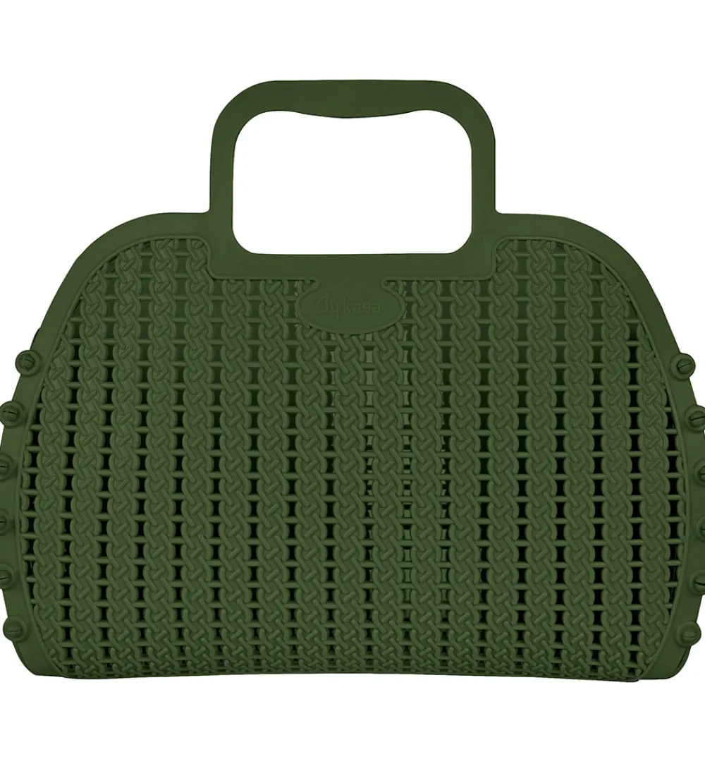 Kurve-Aykasa Foldekurv - 27x22x12 cm - Mini - Khaki