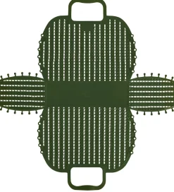 Kurve-Aykasa Foldekurv - 27x22x12 cm - Mini - Khaki