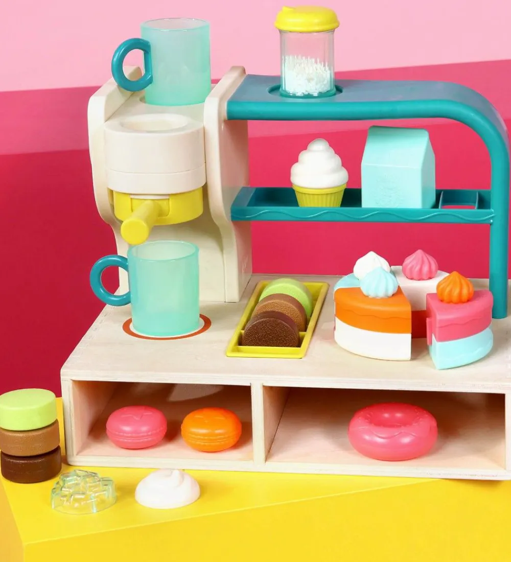 Rolleleg|Legekøkken Og Legemøbel-B. toys Legekøkken - 27 Dele - Kaffe og Kage