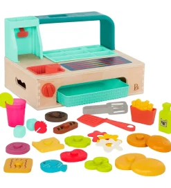 Rolleleg|Legekøkken Og Legemøbel-B. toys Legekøkken - 30 Dele - Burgerstation