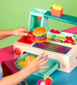Rolleleg|Legekøkken Og Legemøbel-B. toys Legekøkken - 30 Dele - Burgerstation