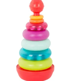B. toys Stablelegetøj*Stablelegetøj - Rainbow Rings - 9 Dele