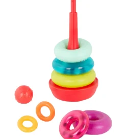 B. toys Stablelegetøj*Stablelegetøj - Rainbow Rings - 9 Dele