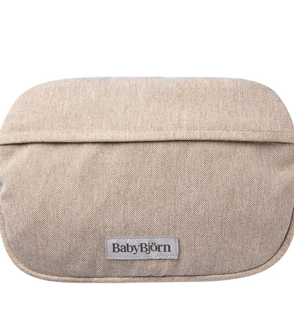 BabyBjörn Opbevaring|Bæreseler &Amp; Vikler*Lommer til Bæresele - Vævet Melange - Lys Beige