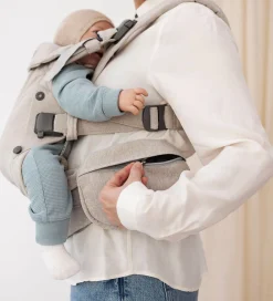 BabyBjörn Opbevaring|Bæreseler &Amp; Vikler*Lommer til Bæresele - Vævet Melange - Lys Beige