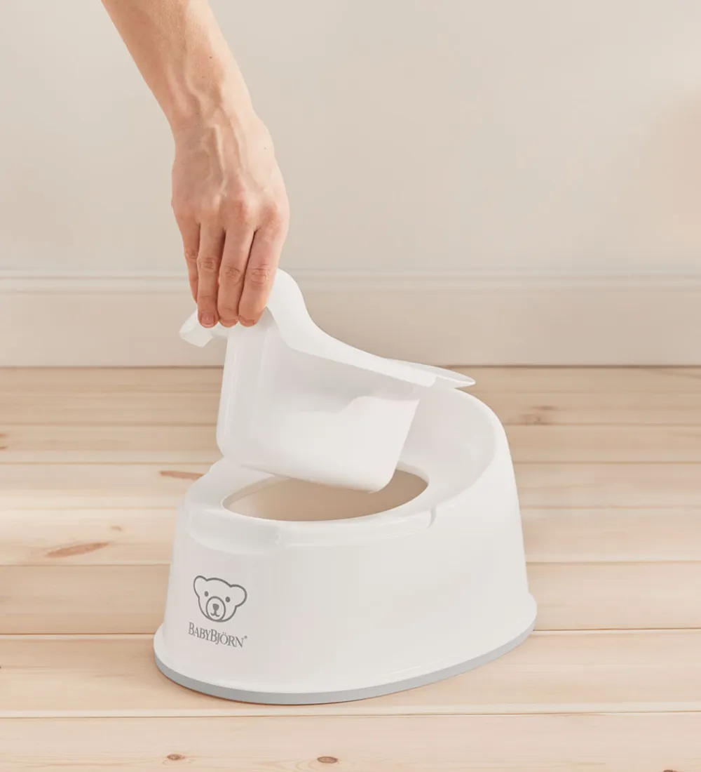 Potter Og Toilethjælp-BabyBjörn Potte - Hvid/Grå