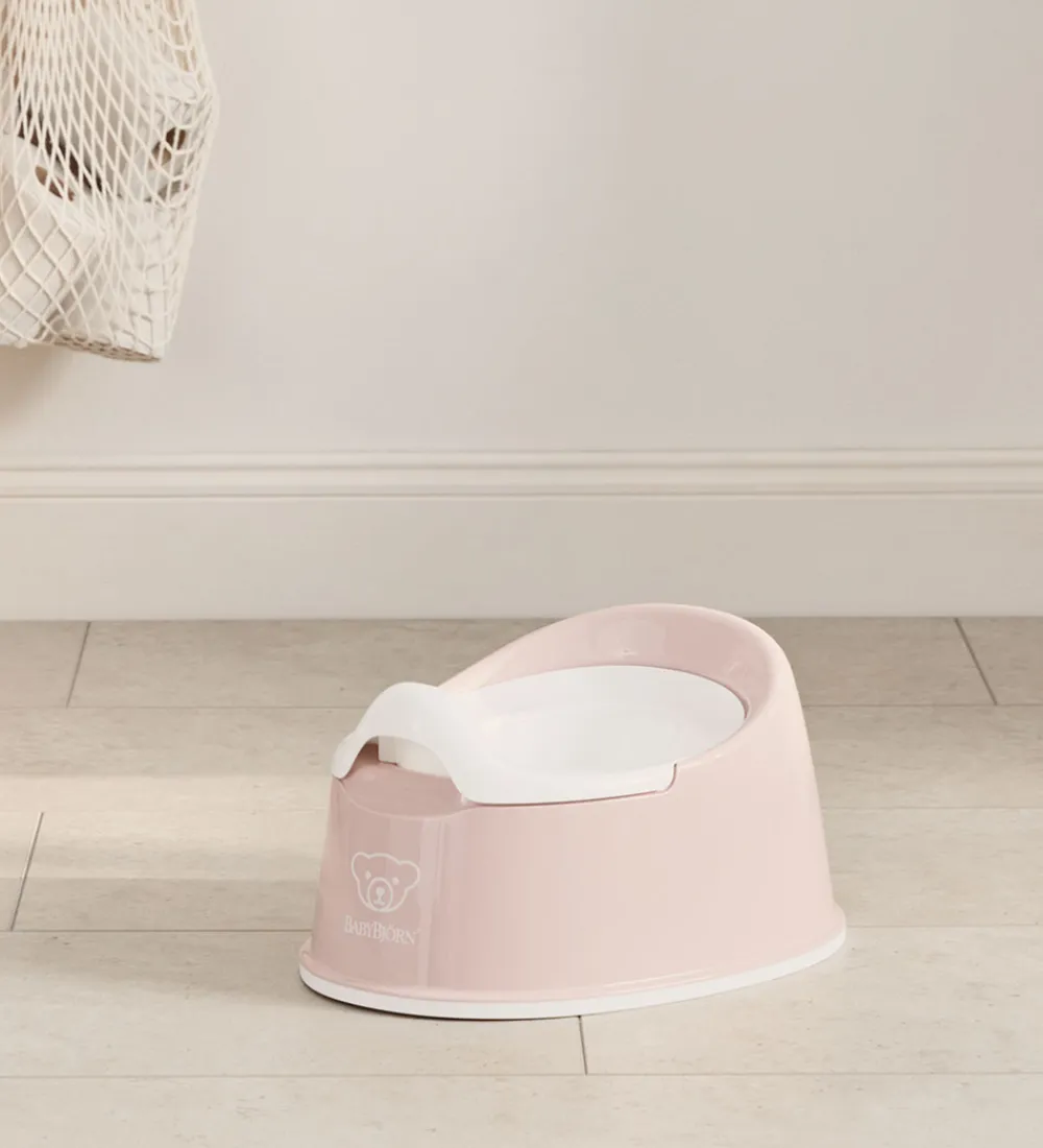 Potter Og Toilethjælp-BabyBjörn Potte - Lyserød/Hvid