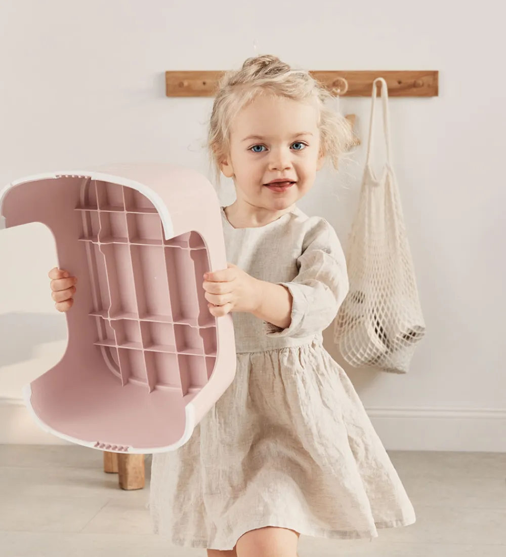 Skamler|Møbler-BabyBjörn Skammel - Lyserød/Hvid