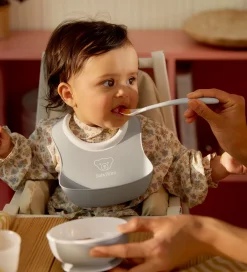 BabyBjörn Spisesæt|Hagesmække*Spisesæt - 3 Dele - Grå