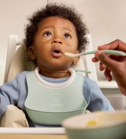 Spisesæt|Hagesmække-BabyBjörn Spisesæt - 3 Dele - Pastelgrøn