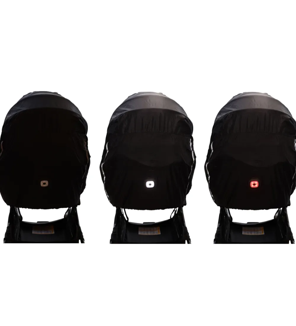 BabyDan Regnslag*Regnslag Til Barnevogn - LED - Sort
