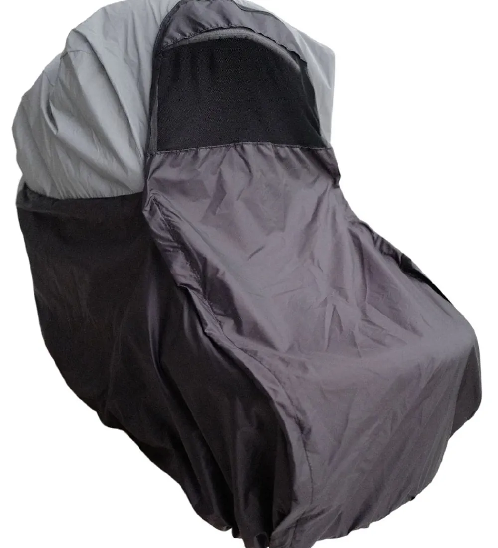 Regnslag-BabyDan Regnslag Til Barnevogn - 100 cm - Sort m. Refleks