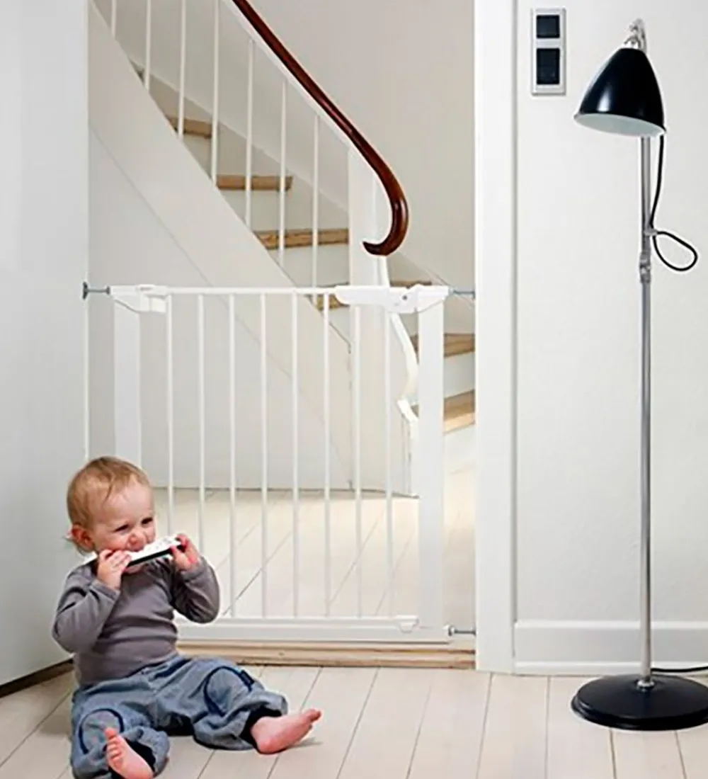 Børnegitre-BabyDan Sikkerhedsgitter Premier m. 2 Forlængere - 86-93,3 cm -