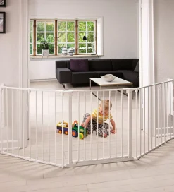 Børnegitre-BabyDan Sikkerhedsgitter - Flex L - 146-223 cm - Hvid