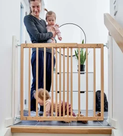 BabyDan Børnegitre*Sikkerhedsgitter - Træ - 60,5-102 cm - Multidan - Brun