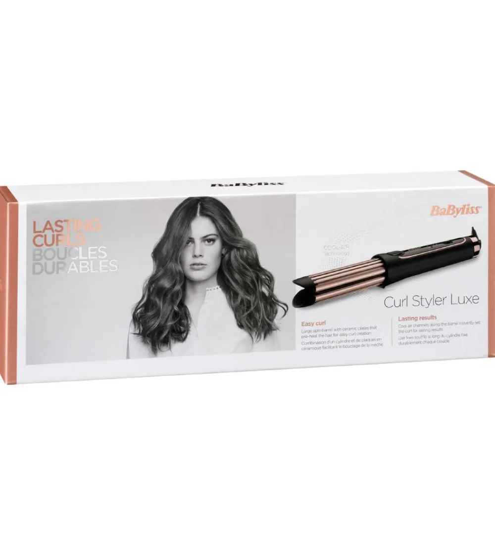 Krøllejern|Hårstyling-BaByliss Krøllejern - Curl Styler Luxe - Sort