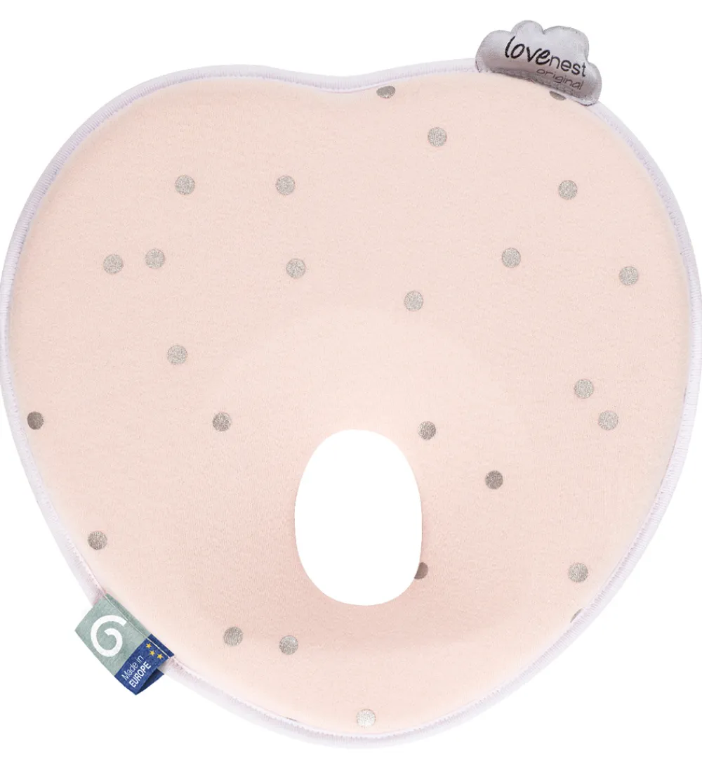 Hovedpuder|Hovedpuder-Babymoov Pude - Lovenest Original - 23x23 cm - Pink