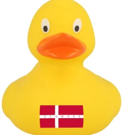 Badeand Badelegetøj*- Gul And m. Dansk Flag