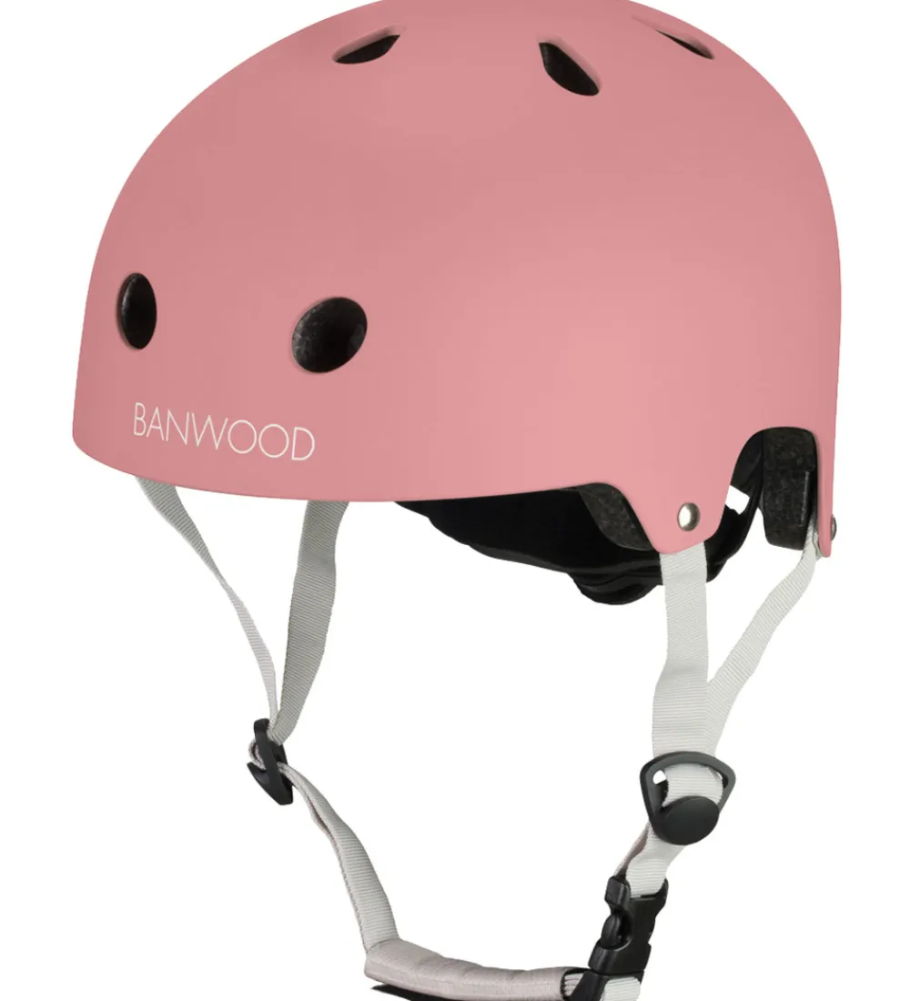 Børnesikkerhed|Cykelhjelme-Banwood Cykelhjelm - Eco - Raspberry