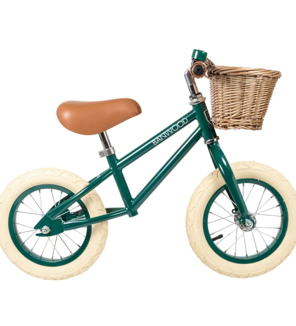 Løbecykler-Banwood Løbecykel - First Go! - Mørkegrøn