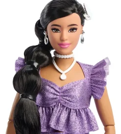 Dukker Og Tilbehør-Barbie Dukke - 30 cm - Deluxe Style Purple Shorts Indian