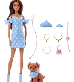 Dukker Og Tilbehør-Barbie Dukke - 30 cm - Twinning Looks Brunette Polka Dots
