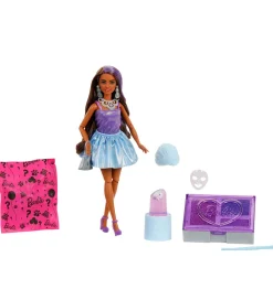 Dukker Og Tilbehør-Barbie Dukke - Glam Party Unboxed Purple Petite Doll
