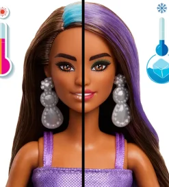 Dukker Og Tilbehør-Barbie Dukke - Glam Party Unboxed Purple Petite Doll