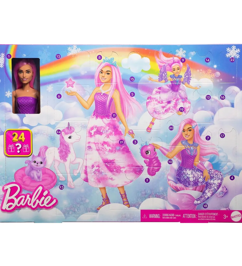 Julekalender Julekalender|Dekoration*Barbie Fantasy - 24 Låger