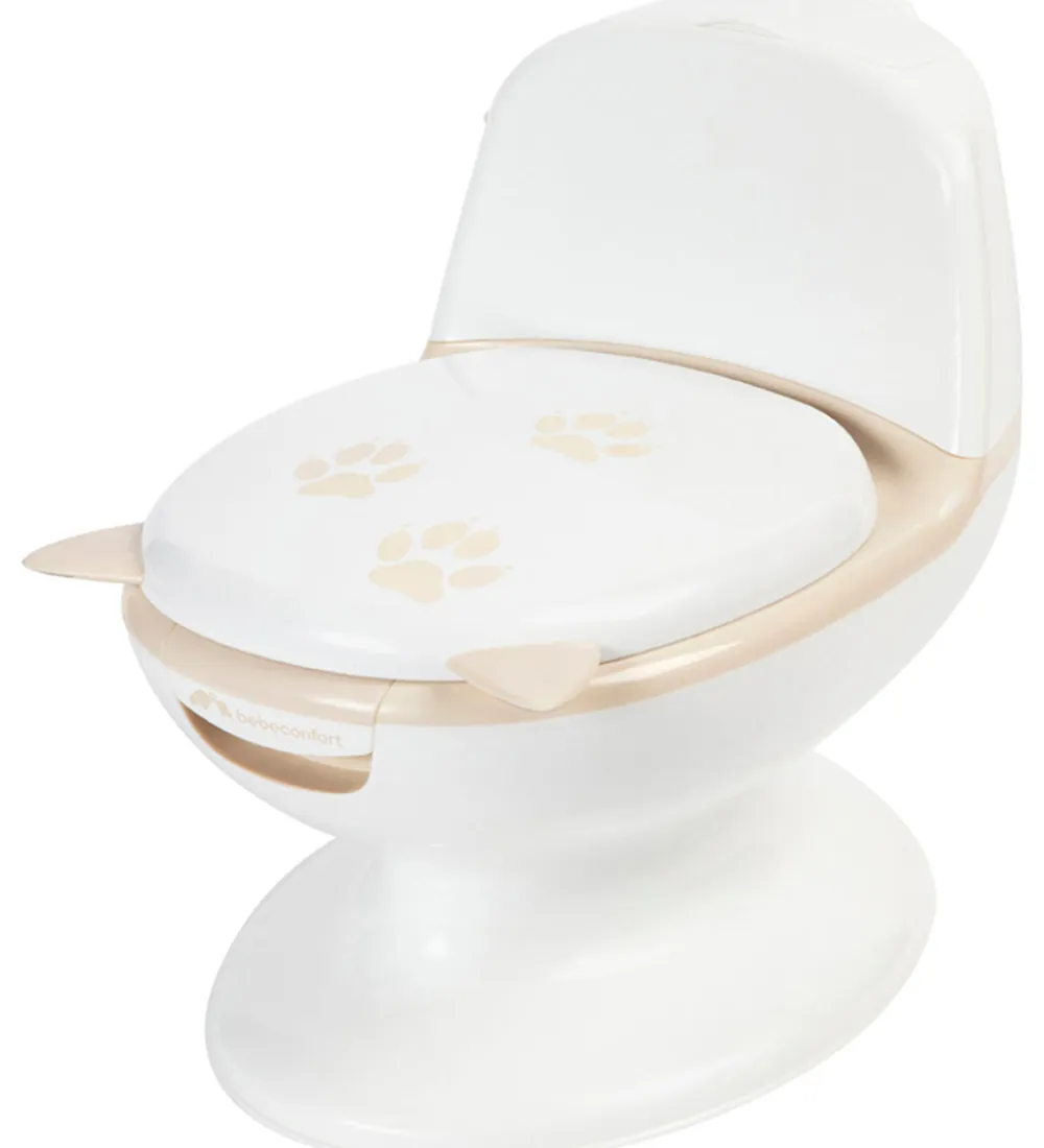 Potter Og Toilethjælp-Bebeconfort Toilet - Mini - Hvid/Sand m. Ræv