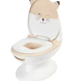 Potter Og Toilethjælp-Bebeconfort Toilet - Mini - Hvid/Sand m. Ræv
