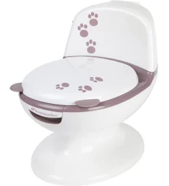 Potter Og Toilethjælp-Bebeconfort Toilet - Mini - Hvid/Lavendel m. Bjørn