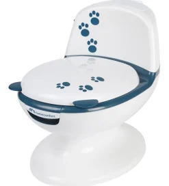 Potter Og Toilethjælp-Bebeconfort Toilet - Mini - Hvid/Blå m. Bjørn