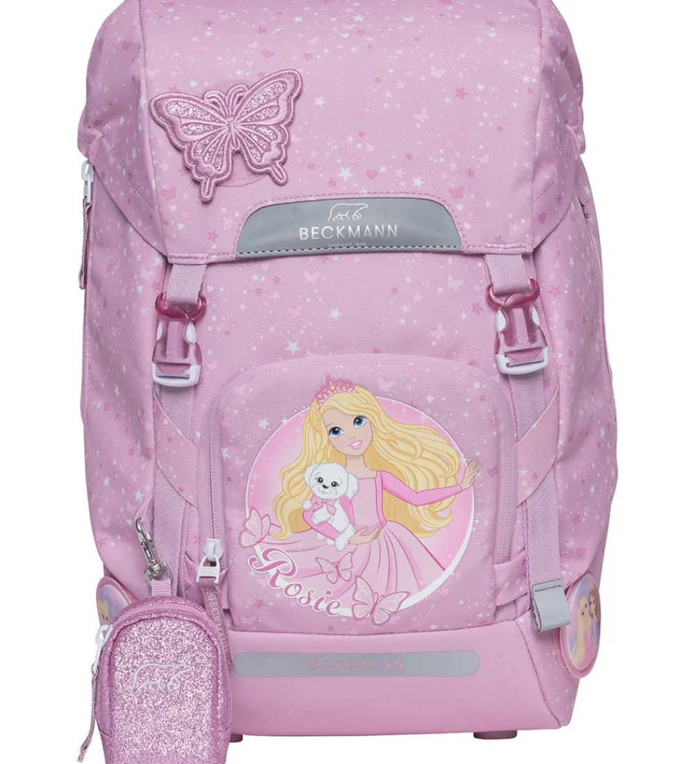 Beckmann Skoletasker*Skoletaske - Classic Maxi - Rosie - Pink