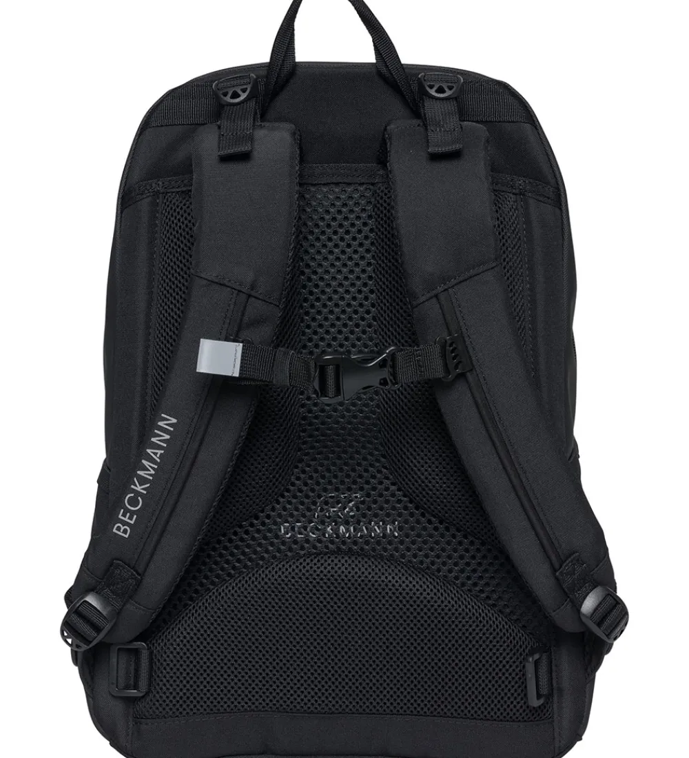 Beckmann Skoletasker*Skoletaske - Sport Junior - Black Coated - Sort
