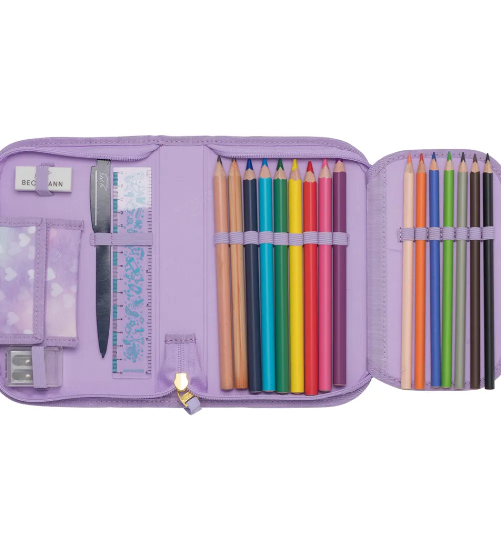 Skoletasker-Beckmann Skoletaskesæt - Classic Maxi - Unicorn Princess Purple