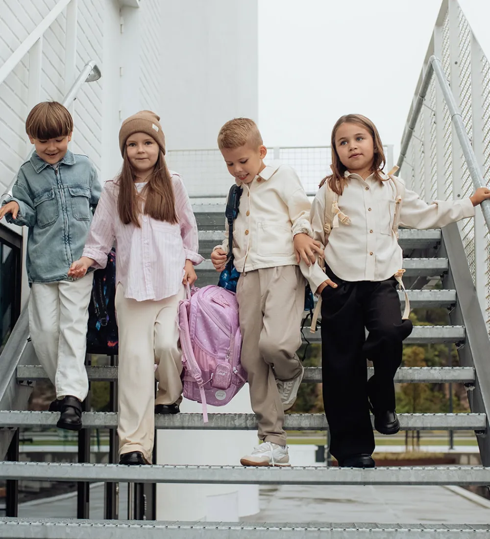 Beckmann Skoletasker*Skoletaskesæt - Classic Maxi - Rosie - Pink
