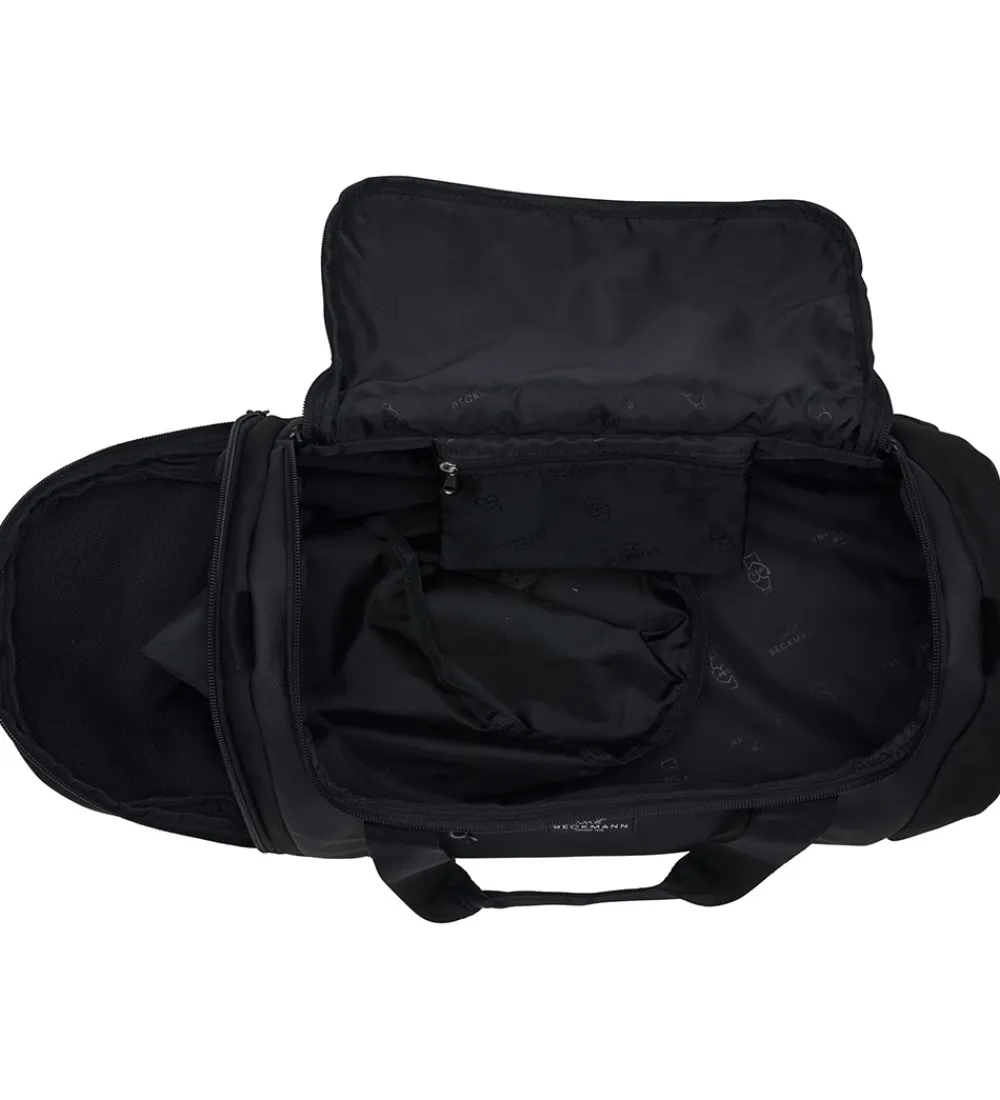 Beckmann Sportstasker*Sportstaske - Black Coated - Sort