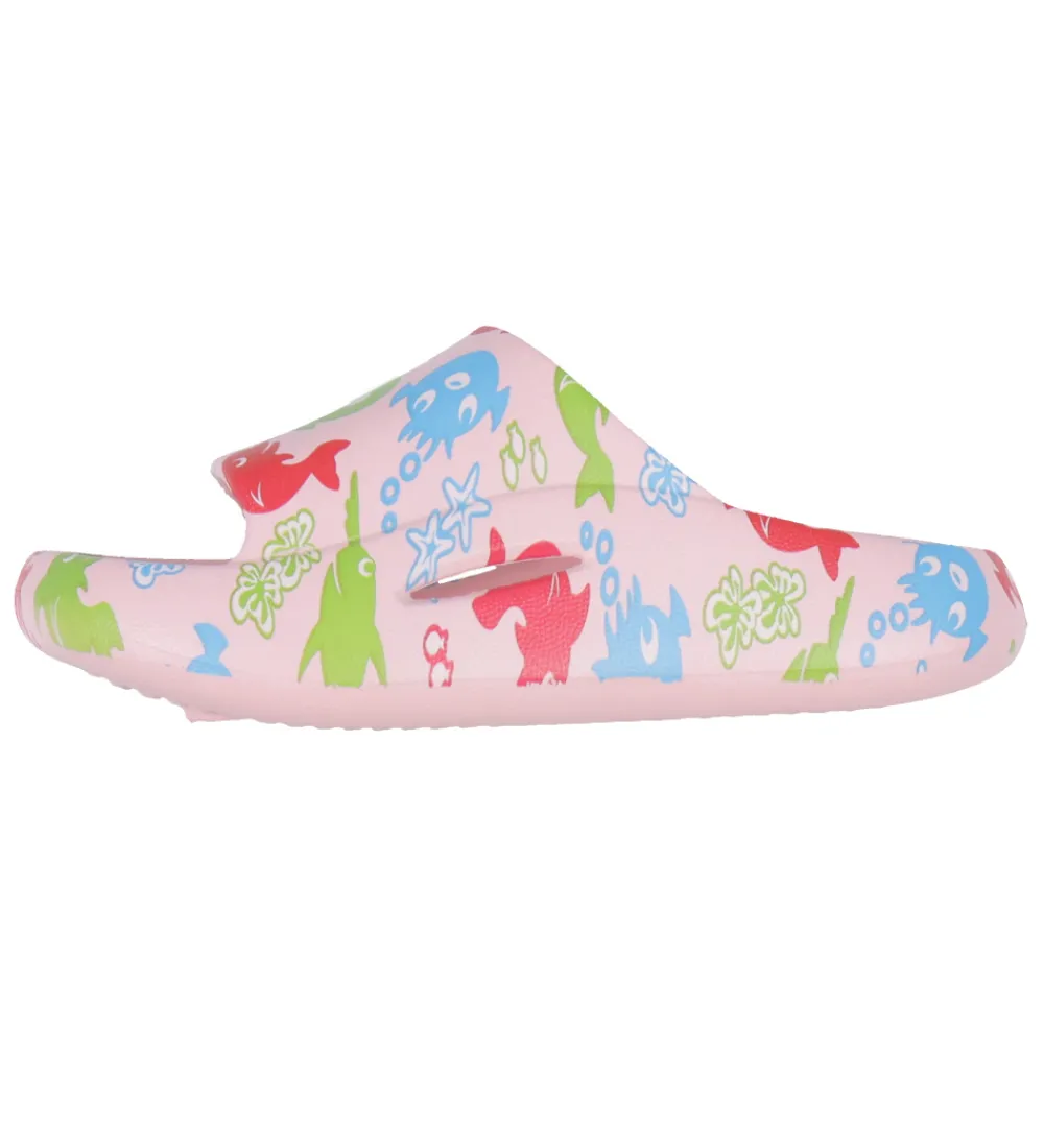 BECO Badesandaler*Badesandaler - Sealife - Pink