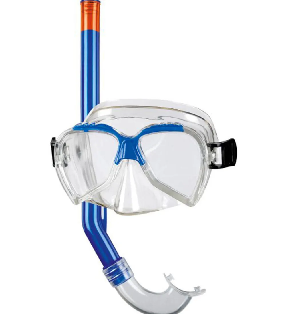 Svømmebriller|Dykkermasker-BECO Snorkelsæt - Ari 4+ - Blå