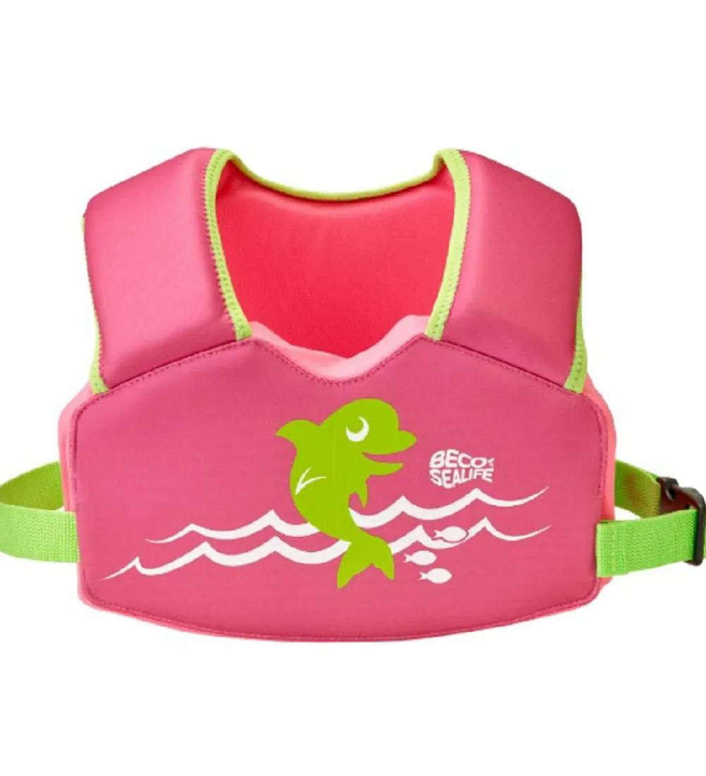 Strandlegetøj|Svømmeveste-BECO Svømmevest - Easy Fit - 15-30 Kg - Pink