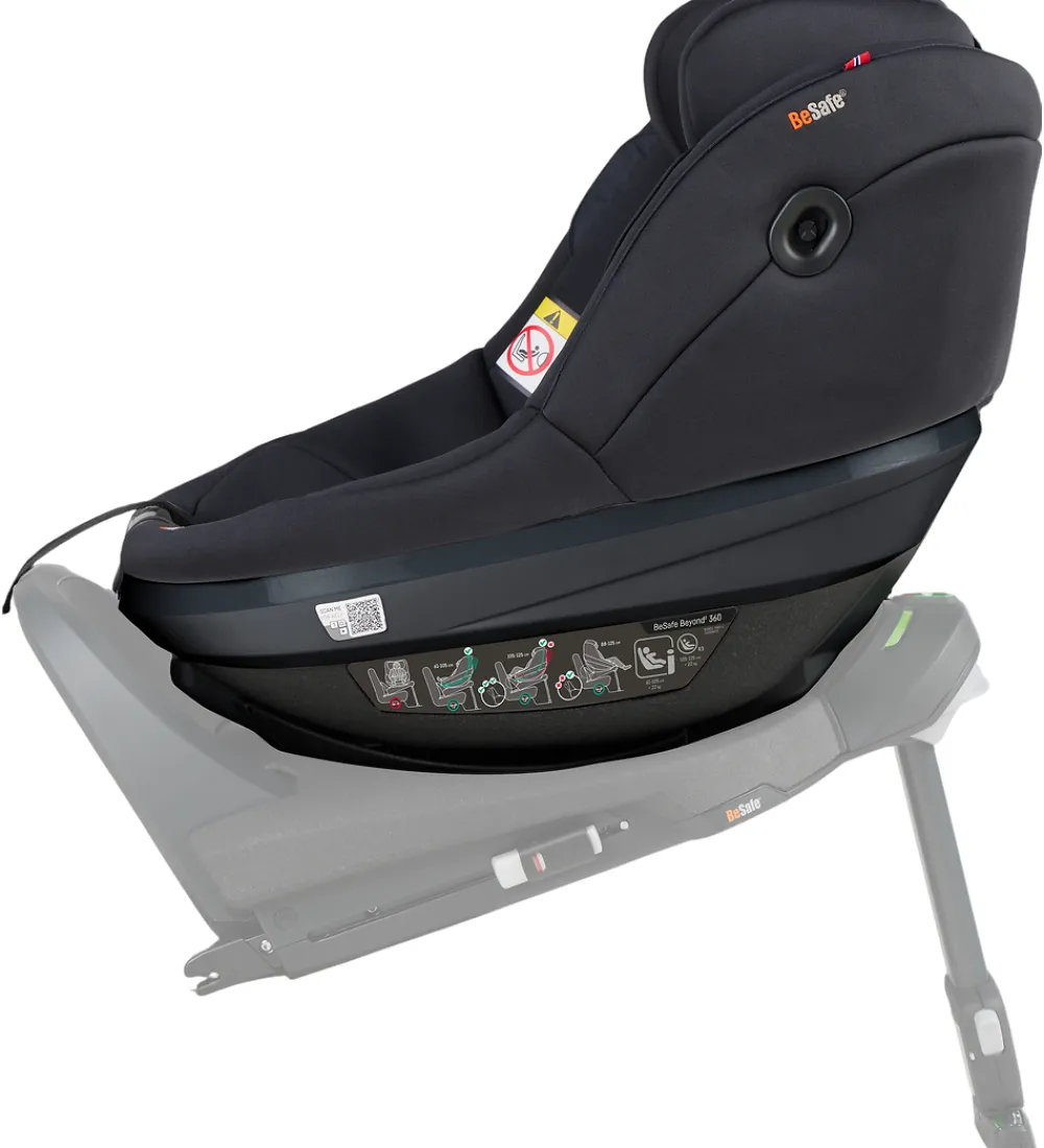 BeSafe Autostole*Autostol - Beyond 2 360 - Black SoftBreeze