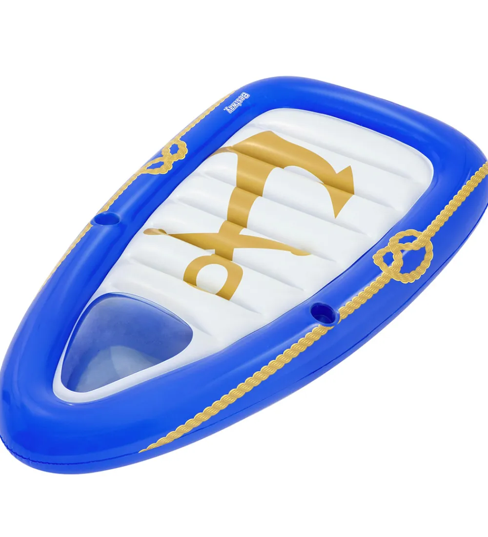 Bestway Strandlegetøj|Badedyr*Flyder - 190x107cm - Nautical Paradise Boat Lounge