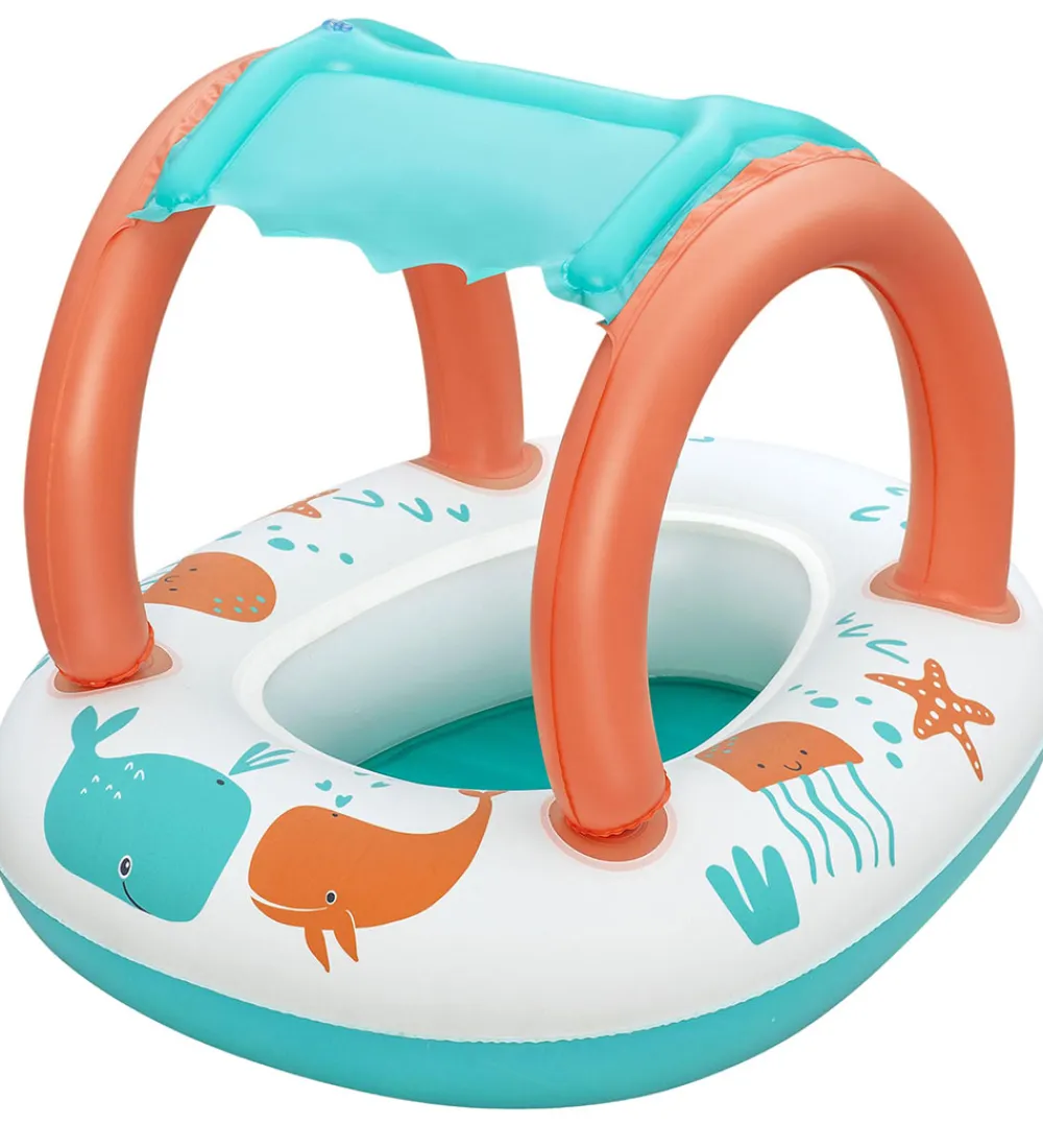 Badedyr-Bestway Flyder m. Skygge - 84 x 67 cm - Comfort Plush