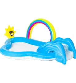 Badebassin-Bestway Legebassin - Rainbow N' Shine - 2.57mx1.45mx91cm