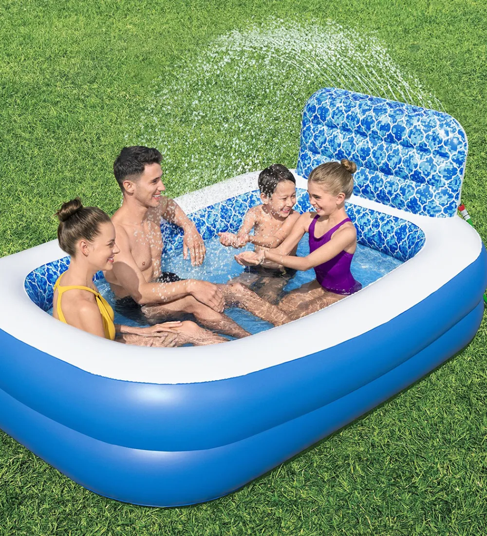Bestway Vandleg|Badebassin*Sprinklerbassin - 229x152x96cm - Waterfall Oasis