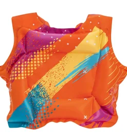 Svømmeveste-Bestway Svømmevest - 19-30 kg - Colorify - Orange m. Striber