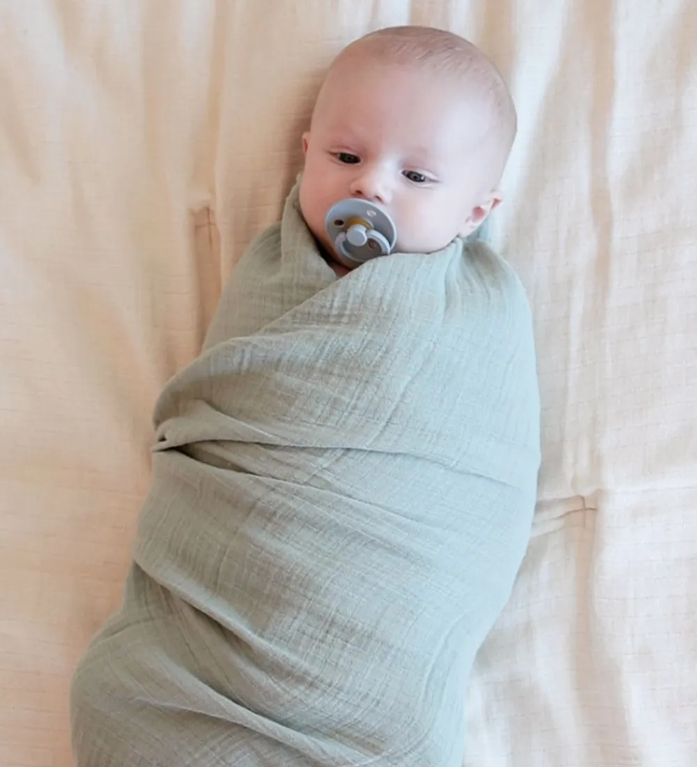 BIBS Babysvøb*Babysvøb - 120x120 cm - Sage