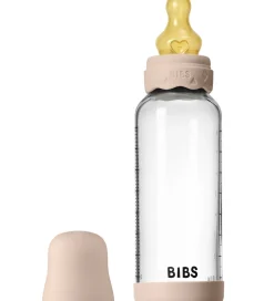 BIBS Sutteflasker|Amning*Boheme Sutteflaske - 240 ml - Glas/Naturgummi - Blush